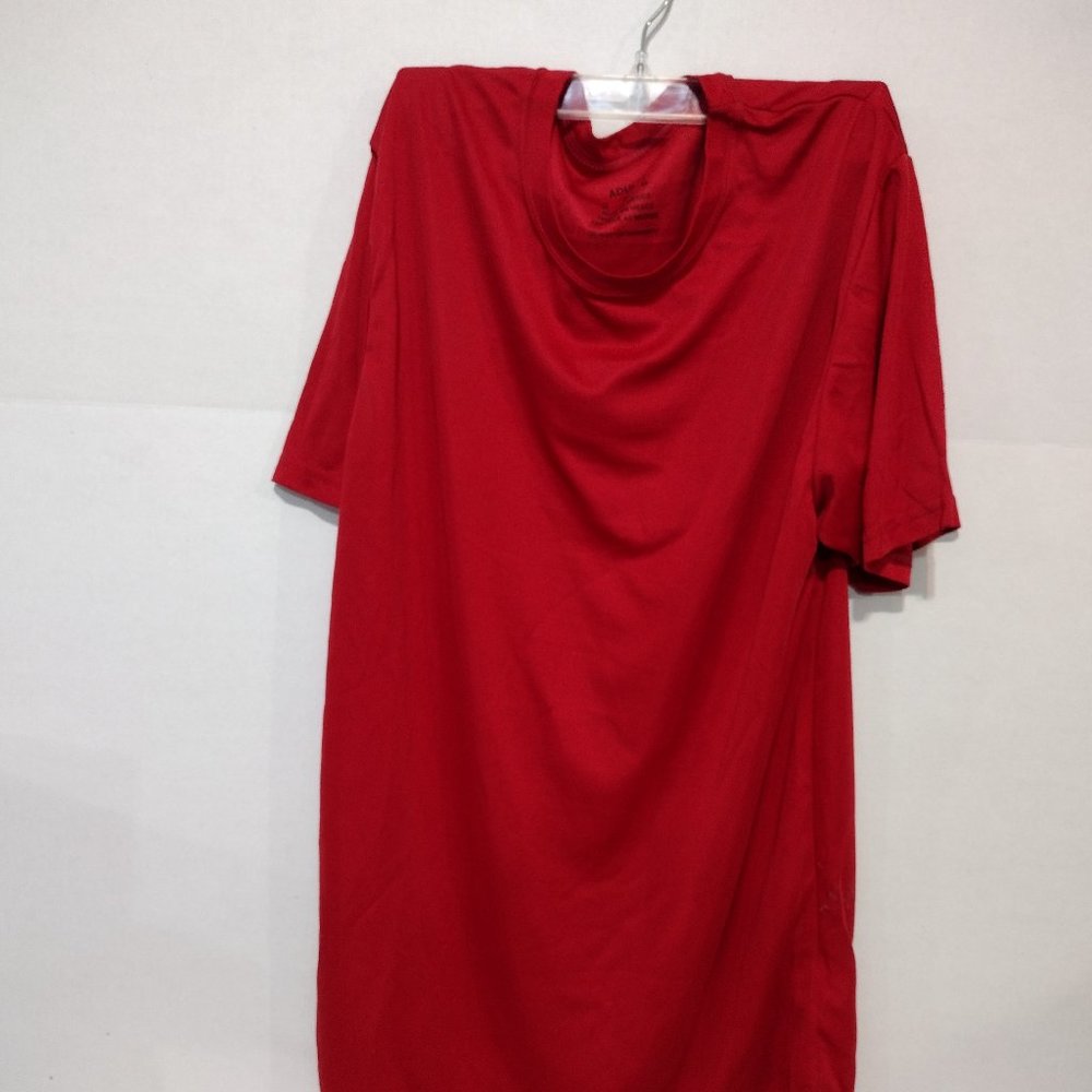 ADULT MEDIUM LIGHT SHORT SLEEVE SHIRT RED 011